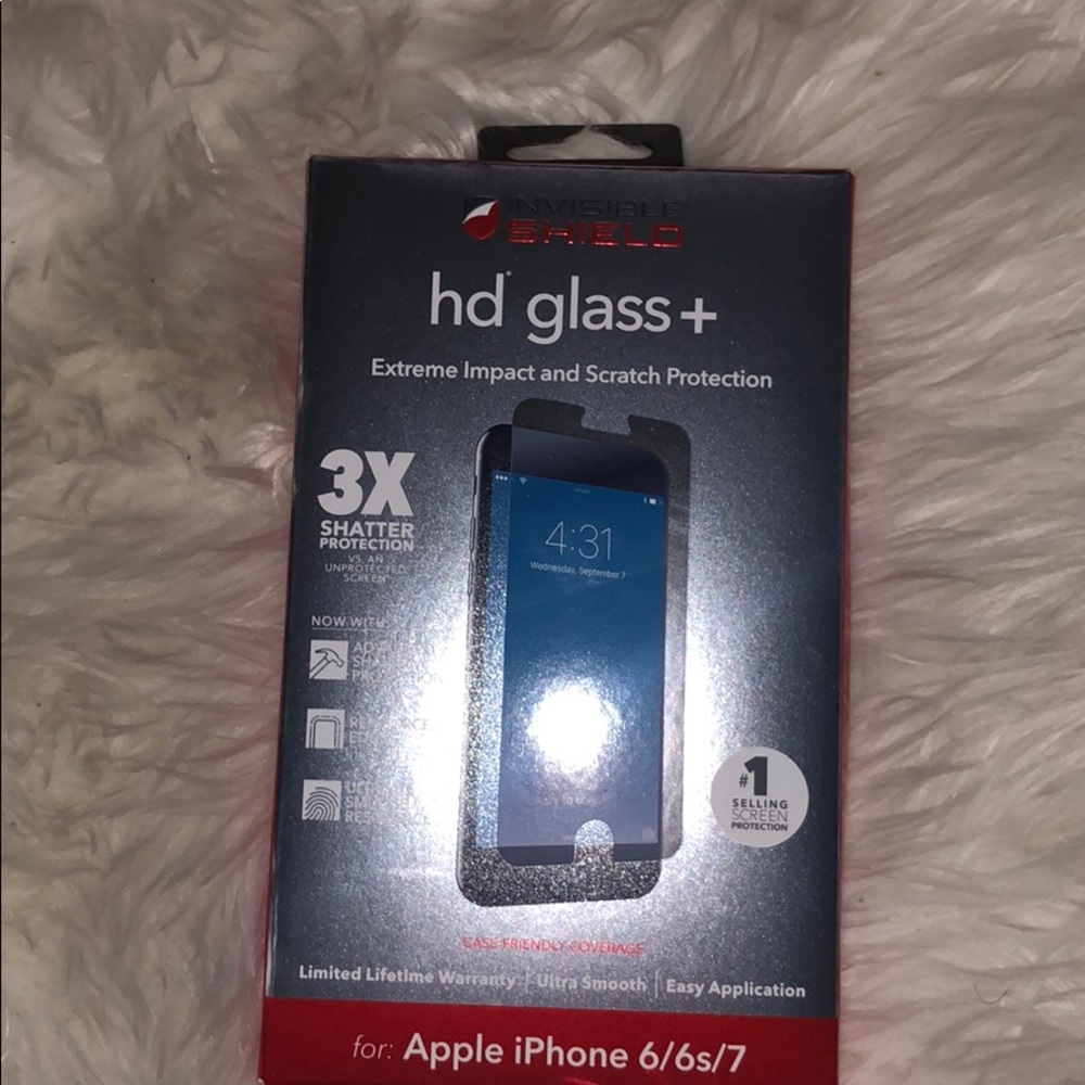 hd glass+ screen protector for iphone 6/6/7